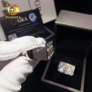 <span class=keywords><strong>Bague</strong></span> pour homme <span class=keywords><strong>avec</strong></span> <span class=keywords><strong>gros</strong></span> diamants de 5,4 carats, moissanite de 6,3 mm, bijoux pour homme, bijoux sertis de diamants, bagues en moissanite personnalisées, idée cadeau raffinée pour homme - Product Image 5