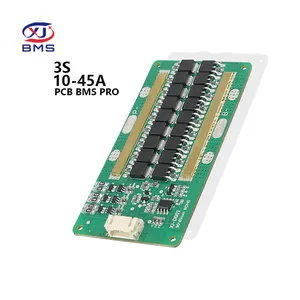 Carte de circuit imprimé XJ BMS 3s 4s balance bms décharge 20a pour batterie lipo/ liion/ lifepo4 11.1v 14.8v