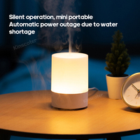 Tragbarer USB-Auto-Aroma diffusor Mini-Desktop-Luftbe feuchter Ultraschall-Wassernebel sprüh gerät mit buntem RGB-Nachtlicht