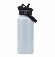 Botol Air Stainless Steel 1000ml dengan Logo Custom, 32 oz, Dinding Ganda, Vakum, untuk Memancing, Bepergian, dan Olahraga Luar Ruangan