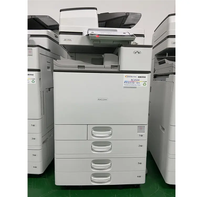 Mesin Printer Multifungsi Laser Warna A3 Kantor untuk Ricoh Aficio MC 4504 Mesin Penyalin Foto Bekas