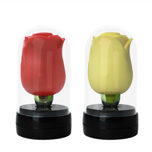 Горячая Распродажа, вибратор в форме красной розы, перезаряжаемая секс-игрушка для взрослых в форме цветка, язык, сосание, соска, Стимуляция клитора для женщин - Product Image 2