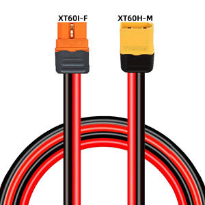 Câble adaptateur de batterie OEM d'usine Amass XT60 XT60H mâle vers XT60i femelle 12AWG pour station d'alimentation portable et système de stockage d'énergie - Product Image 6