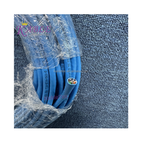 SFTP UTP FTP CAT6A 23/24AWG konduktor tembaga telanjang kabel terpilin PVC/LSZH kabel Lan 305M 1.000 kaki