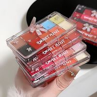 Plateau de gel des lèvres 10 couleurs Sweetmint Crème hydratante naturelle pour les lèvres longue durée pas facile à coller à la tasse certifiée halal