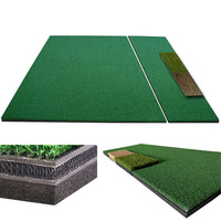 Mini tapis de frappe de Golf vert, simulateur de Golf d'intérieur, coussin de battement de golf