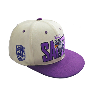 Customhip flat-Brim Hat thêu logo cổ điển tương phản vành thể thao Hip Hop <span class=keywords><strong>Cap</strong></span> có thể điều chỉnh chất lượng cao trucker <span class=keywords><strong>cap</strong></span> tùy chỉnh - Product Image 6