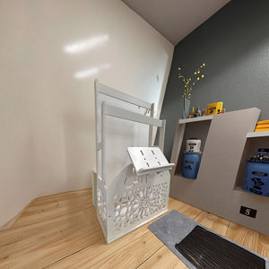 ラマダン 装飾 木製 祈り用ラック ムスリム コーラン棚 スタンド式 礼拝マット用オーガナイザー - Product Image 5