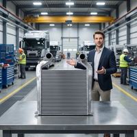 Intercooler de camion de haute qualité OEM 81061300241 pour MAN TGS EURO 6, camion de transport, taille du cœur 768*672