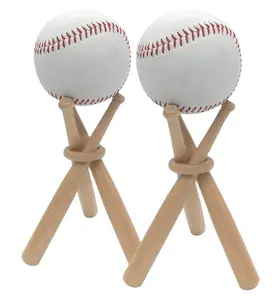 Mini mazza da Baseball espositore moda ornamento artigianato supporto in legno per sport all'aria aperta