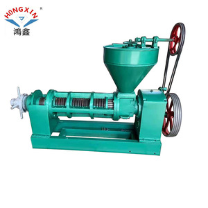 เครื่องกดน้ำมันอัตโนมัติ HONGXIN แบบกดเย็นและกดร้อน สำหรับน้ำมันถั่วเหลือง ทำจากเหล็กกล้าคาร์บอน สำหรับใช้งานเชิงพาณิชย์ - Product Image 1
