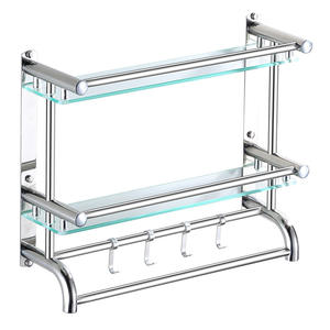 Toallero de Acero Inoxidable con 4 Barras, Organizador de Baño Moderno, Marca Hundred Flags - Product Image 1