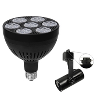 VAKESUN 50W 55W 60W PAR38 Spot sur rail E26 110V Spot LED super lumineux Spot LED commercial