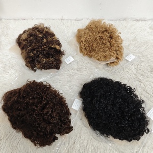 Letsfly Promotion $9.5 13x4 Lace Frontal <b>Wigs</b> Short Cut Pixie Curly Human <b>Wig</b> Brazilian Hair 100% Human Hair Wholesale Factory - Product Image 1