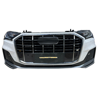 Ensemble de pare-chocs avant blanc et kit carrosserie avec calandre et ventilateur de refroidissement pour Audi Q7 2020-2023
