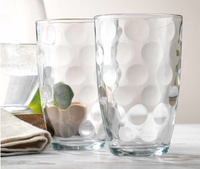 Verres à Boire Bière 16 Oz. Ensemble de 6 tasses en verre pour boissons, verres à eau, jus et cocktails Barwares