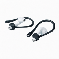 Support d'écouteurs sans fil en silicone respirant avec crochet d'oreille pour accessoires anti-perte