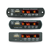 Haut-parleur Bluetooth de haute qualité 5V/12V avec carte décodeur MP3, entrées USB/AUX/TF, lecteur de carte et radio FM