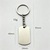 Porte-clés en alliage de zinc vierge de haute qualité, personnalisables avec logo, multiples formes, gravables, pour la mode et le luxe, vente en gros