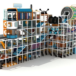 <span class=keywords><strong>Parc</strong></span> d'attractions intérieur Lanroll 2026 pour enfants, toboggans à balles souples, structure d'escalade, thème marin, certifié CE, capacité 100-500 kg - Product Image 3