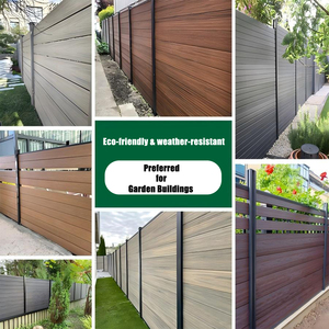 سياج الخصوصية الخارجي لفناء Pengxiang بطول 6 أقدام و8 أقدام من ألواح WPC وأعمدة الحديقة - Product Image 6