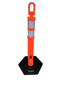 Séparateur de voie routière en plastique pour la sécurité routière au Canada et en <span class=keywords><strong>Australie</strong></span>, délimiteur de 6 kg et 8 kg, poteaux en PE, bornes de signalisation - Product Image 5
