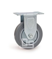 5 pouces légers 125mm roulettes médicales OEM personnalisable Dashi fait TPR boule en plastique roulettes pivotantes rigides vente d'usine