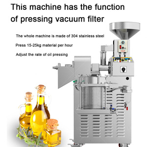 Estrattore <span class=keywords><strong>di</strong></span> <span class=keywords><strong>olio</strong></span> commerciale ad alta efficienza, modalità doppia pressa a freddo e a caldo, materiale per uso alimentare, adatto per supermercati/bancarelle <span class=keywords><strong>di</strong></span> mercato - Product Image 2