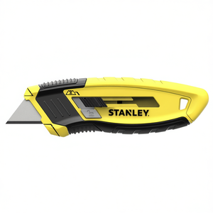 Stanley Retractable Blade Knife With Side <b>Slide</b> Mechanism For Precision Cutting Tasks - Product Image 2