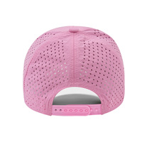 Gorra de Béisbol/Golf Personalizada al por Mayor, Transpirable, Impermeable, de 6 Paneles, Malla Tejida con Corte Láser, Secado Rápido, 100% Poliéster