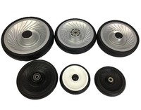 Roues en plastique de 4, 5, 6, 7 et 8 pouces, pneus en mousse EVA pour poussette de bébé
