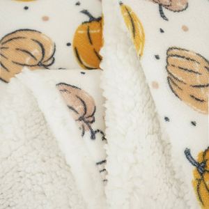 White Autumn Colored Print Thanksgiving <b>Throw</b> Blanket Lightweight Warm Soft Blanket Farmhouse Seasonal Decor <b>for</b> Sofa <b>Couch</b> Bed - Product Image 5