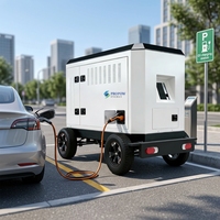 Systèmes de stockage d'énergie mobiles et de recharge de véhicules électriques (BESS) pour projets industriels, 71 kWh, 80 kWh, 106 kWh, fabriqués en Chine par un fabricant de BESS