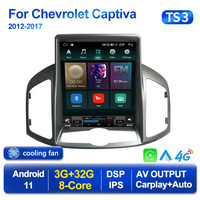 MEKEDE Android 11 8 + 128G radio pour Chevrolet Captiva 2012-2017 BT stéréo SWC GPS lecteur DVD de voiture audio de voiture