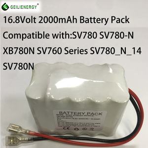 손 진공 SV780-N XB780N SV760 SV780N 교체 18V <span class=keywords><strong>16.8V</strong></span> 2000mAh <span class=keywords><strong>Ni</strong></span>-<span class=keywords><strong>Mh</strong></span> 충전식 배터리 팩 <span class=keywords><strong>16.8v</strong></span> 배터리 - Product Image 6