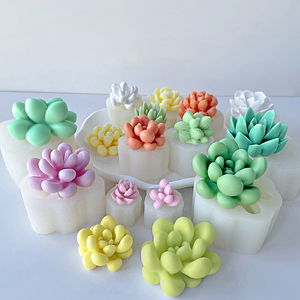 Toptan Silikon Lotus Mum Paskalya Kalıbı Kek Alçı Mum Kalıbı - Product Image 5