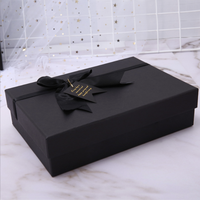 Boîte-cadeau en carton recyclé écologique de luxe ruban gaufré personnalisé conception de papier artisanal pour bougie de rouge à lèvres d'anniversaire