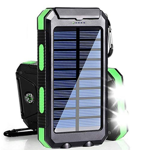 4 in 1 20000 <b>Solar</b> Energy <b>Power</b> Bank Waterproof <b>Solar</b> <b>Power</b> Bank Usb <b>Charger</b> 20000mah <b>Battery</b> Plastic Mobile Phones Devices 10W - Product Image 1