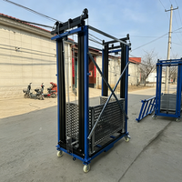 Plateforme élévatrice électrique pliable en acier au carbone de 2 m et 500 kg, télécommandée, pour travaux intérieurs et améliorations domestiques