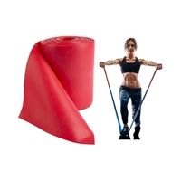 Bandas Elásticas de Látex Profesionales para Fisioterapia, 50 Yardas, Ecológicas, sin Perfume, sin Polvo, para Ejercicio en Casa, Yoga, Gimnasio