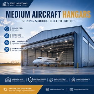 <span class=keywords><strong>Hangar</strong></span> d'avions à ossature métallique rigide à longue portée, personnalisé pour l'entretien des avions commerciaux de passagers - Product Image 1