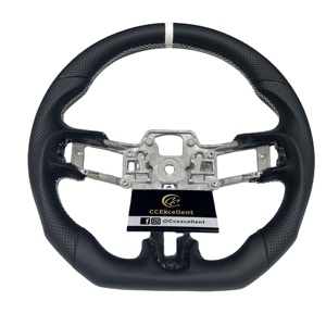 Volante de Cuero Hecho a Mano de Excelente Calidad y <span class=keywords><strong>Precio</strong></span> Bajo para <span class=keywords><strong>Ford</strong></span> <span class=keywords><strong>Mustang</strong></span> <span class=keywords><strong>GT</strong></span> Shebly 2015 2016 2017 2018 2019 <span class=keywords><strong>2020</strong></span> 2021 2022 2023 - Product Image 1