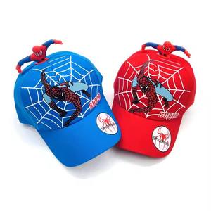 Yaz örümcek işlemeli ördek kap Boys için karikatür bere beyzbol şapkası açık seyahat hediyesi tulumları çocuk günü tatil için - Product Image 5
