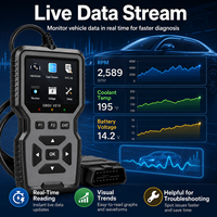 Lecteur de codes de panne de moteur V519 OBDII, outil de diagnostic automobile, effacement des DTC, surveillance des données en temps réel