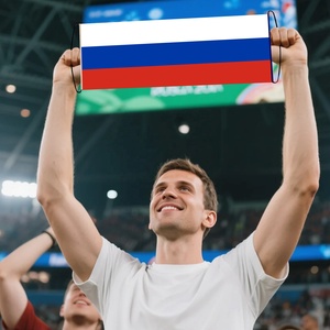 Banderas de Desplazamiento Personalizables para Fanáticos Escalables, Banderas para Eventos Deportivos, Equipo Animando a Rusia, Hecho de Polietileno Duradero - Product Image 5