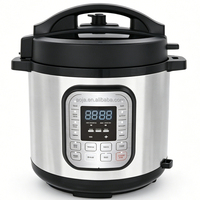 Autocuiseur Électrique OEM en Gros 6L 8L 10L 12L 1000W avec Écran LCD, 17 Menus de Cuisson, Démarrage Retardé, Maintien au Chaud, Approvisionnement Direct Usine