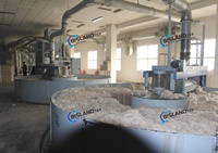Máquina de limpieza y reciclaje de algodón de semillas de gotas de algodón de desecho suave de alta capacidad para hilado de rotor