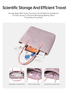 Chantria Factory 新款设计师都市休闲手提包女式高品质时尚手提包适合日常通勤购物防水 - Product Image 3