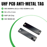 TF7152 RFID UHF Anti Metal PCB Tag UHF Chip UCODE8 Etiqueta dura inteligente anticolisión Números de impresión láser para gestión de activos