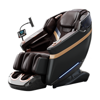 Fauteuil de massage corporel complet 4D AI SL Track Zéro Gravité avec commande vocale, chaleur au graphène, Bluetooth, scan corporel et relaxation Shiatsu